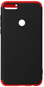 Чохол BeCover for Huawei Y7 Prime 2018 - Super-protect Series Black/Red (702249)