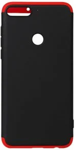 Фото: Чохол BeCover for Huawei Y7 Prime 2018 - Super-protect Series Black/Red (702249) № 2 | KTC