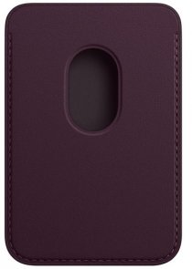 Чохол для пластикових карт Apple iPhone - Leather Wallet with MagSafe Dark Cherry (MM0T3)