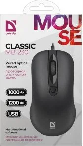 Фото: Миша Defender Classic MB-230 Black (52231) № 4 | KTC