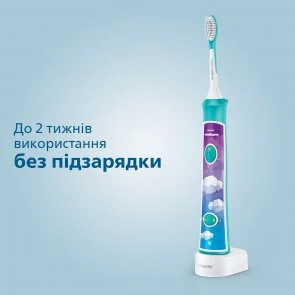 Фото: Електрична зубна щітка Philips Sonicare For Kids Bluetooth Blue (HX6322/04) № 9 | KTC