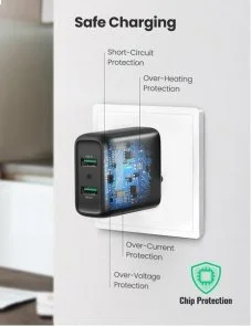 Фото: Зарядний пристрій UGREEN CD161 QC3.0 36W Black (UGR-10216) № 3 | KTC