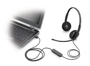 Фото: Гарнітура Plantronics Blackwire C320-M 85619-01 Black № 2 | KTC