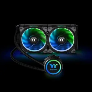 Фото: Система рідинного охолодження Thermaltake Floe Riing RGB 240 TT Premium Edition (CL-W157-PL12SW-A) № 2 | KTC