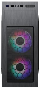 Корпус Gamemax MT525-2U3TYC-3FAN Black with window