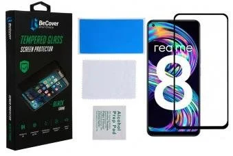 Фото: Захисне скло BeCover for Realme 8/8 Pro Black (706684) № 2 | KTC