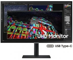 Фото: Монітор Samsung LS27A800UNIXCI Black - 27" IPS / 3840×2160 / 60 Гц / Pivot / HAS № 12 | KTC