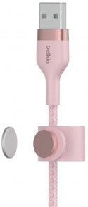 Кабель Belkin Braided Silicone AM / Lightning 1m Pink (CAA010BT1MPK)