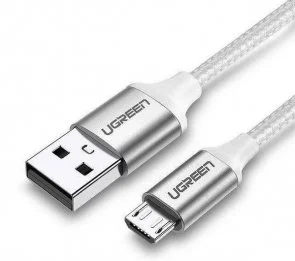 Фото: Кабель UGREEN US290 2.4A AM / Micro USB 2m Silver (US290/60153) № 2 | KTC