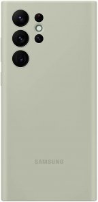 Чохол Samsung for Galaxy S22 Ultra - Silicone Cover Olive Green (EF-PS908TMEGRU)