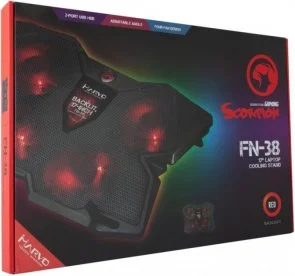 Фото: Підставка для ноутбука Marvo FN-38 Fan (FN-38 MARVO) № 5 | KTC