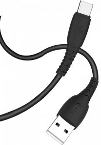 Кабель XO NB-P163 2.4A Quick Charge AM / Type-C 1m Black (NB-P163 Type-C Black)