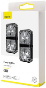 Захисні накладки Baseus Door open warning light (2pcs/pack) Black (CRFZD-01)