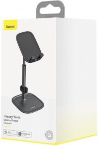 Універсальний тримач Baseus Literary Youth Desktop Bracket Telescopic Black (SUWY-A01)