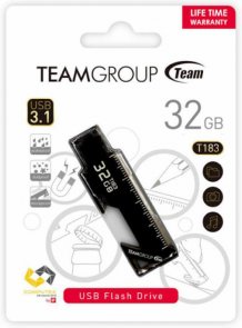 Флешка USB Team T183 32GB Black (TT183332GF01)