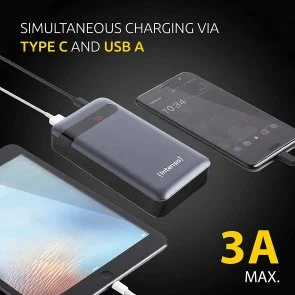 Фото: Батарея універсальна Intenso PD20000 20000mAh 18W Black (PB930227) № 4 | KTC
