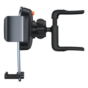 Кріплення для мобільного телефону Baseus Easy Control Clamp Applicable to Round Air Outlet Black (SUYK000201)