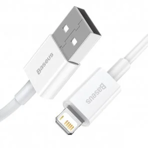 Фото: Кабель Baseus Superior Series Fast Charging 2.4A AM / Lightning 2m White (CALYS-C02) № 2 | KTC