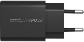 Фото: Зарядний пристрій Momax UM13 One Plug PD 20W QC3.0 Black (UM13EUD) № 5 | KTC