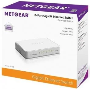 Фото: Комутатор NETGEAR GS208-100PES № 4 | KTC