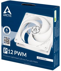 Вентилятор для корпуса Arctic P12 PWM White (ACFAN00171A)