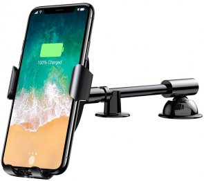 Кріплення для мобільного телефону Baseus Heukji Wireless Charger Holder Black (WXZT-01)