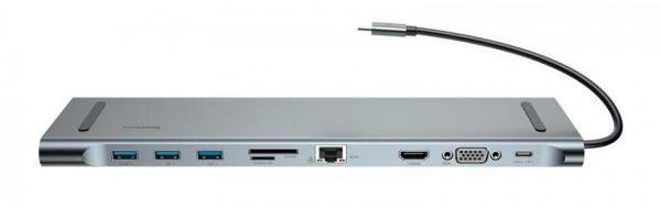 USB-хаб Baseus Enjoyment Series Gray (CATSX-F0G)