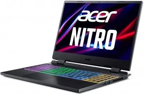 Фото: Ноутбук Acer Nitro 5 AN515-58-563S NH.QLZEU.00A Black - 15.6" IPS 144 Гц / Intel Core i5 / i5-12450H / DDR5 8 ГБ / PCI-E SSD 512 ГБ / GeForce RTX 4050 № 3 | KTC