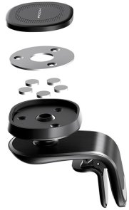 Кріплення для мобільного телефону Rock Space Magnetic Air Vent Holder 360 Degree Rotation Black (RPH0941)