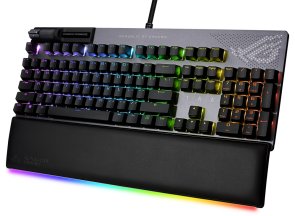 Клавіатура ASUS ROG Strix Flare II Animate RGB NX Red USB Black (90MP02E6-BKRA00)