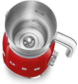 Спінювач молока Smeg Retro Style Red (MFF01RDEU)