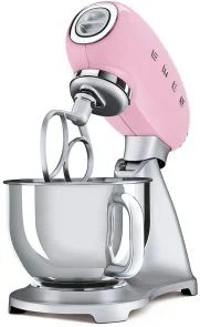 Фото: Планетарний міксер Smeg Retro Style Pink (SMF02PKEU) № 3 | KTC