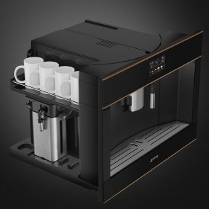 Вбудована кавомашина Smeg Dolce Stil Novo Black (CMS4604NR)