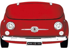 Холодильник однодверний Smeg Fiat 500 Red (SMEG500R)