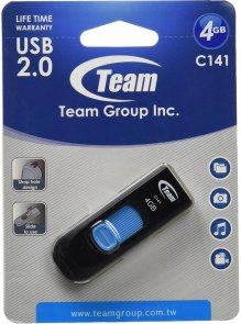 Флешка USB Team C141 4GB Blue (TC1414GL01)