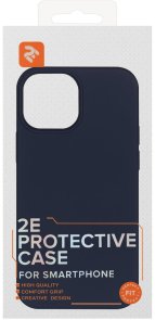 Чохол 2E for Apple iPhone 13 Mini - Basic Liquid Silicone Midnight Blue (2E-IPH-13MN-OCLS-MB)