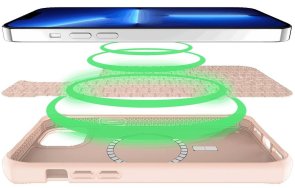Чохол iTSkins for iPhone 14 Plus SPECTRUM R SILK with MagSafe Light Pink (AP4R-HMASI-LPNK)