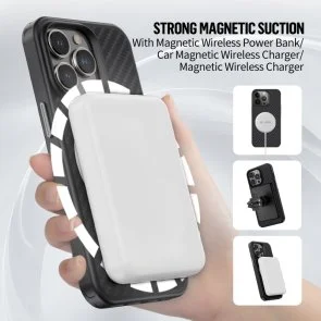 Фото: Чохол Blueo for iPhone 14 Pro Max - Armor Aramid Fiber Anti-Drop Case Black № 12 | KTC