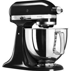 Фото: Планетарний міксер KitchenAid Mixer tilt-head 4.8L Artisan 5KSM125 Black (5KSM125EOB) № 2 | KTC