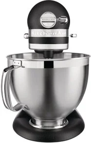 Фото: Планетарний міксер KitchenAid Mixer tilt-head 4.8L Artisan Premium 5KSM185PS Matte Black (5KSM185PSEBK) № 3 | KTC