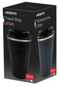 Термочашка Ardesto Ardesto Urban 500 ml Black (AR2650CMB)