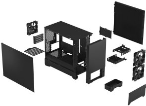 Корпус FRACTAL DESIGN Pop Mini Silent Black (FD-C-POS1M-01)