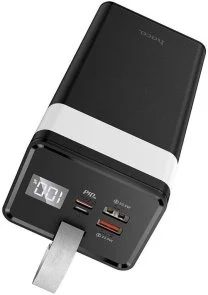 Фото: Батарея універсальна Hoco J86 LED Powermaster 40000mAh Black № 2 | KTC