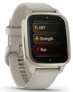 Смарт годинник Garmin Venu Sq 2 Music French Gray/Cream Gold (010-02700-02)