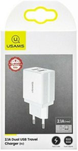 Зарядний пристрій Usams US-CC090 T24 White (CC90TC01)