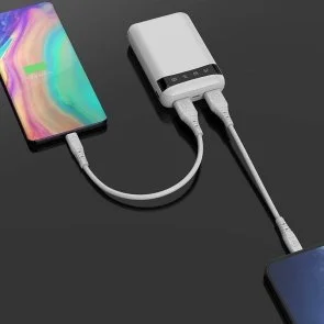 Фото: Батарея універсальна Dudao Portable Mini 10000mAh White (6973687243579) № 3 | KTC