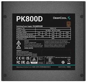 Блок живлення Deepcool 800W PK800D (R-PK800D-FA0B-EU)