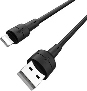 Фото: Кабель BOROFONE BX30 2.4A AM / Lightning 1m Black (BX30LB) № 3 | KTC