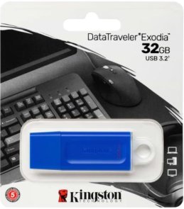 Флешка USB Kingston DataTraveler Exodia 32GB Blue (KC-U2G32-7GB)