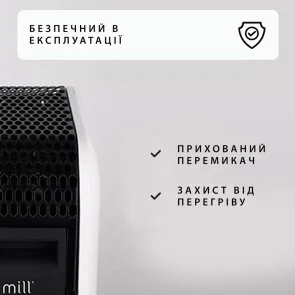 Фото: Масляний радіатор Mill Gentle Air WiFi 1500W (OIL1500WIFI3) № 7 | KTC